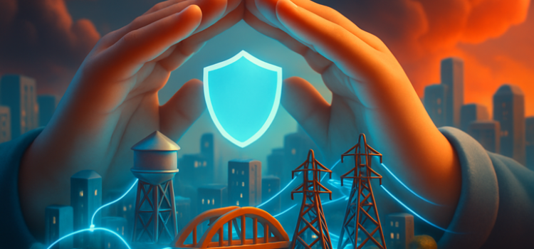 Symbolbild für Schutz von Wasser, Brücken und Strom